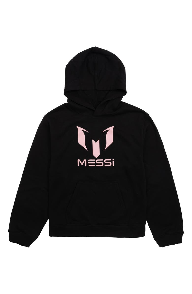 Messi Kids' Messi CVC Logo Graphic Print Hoodie, Main, color, 