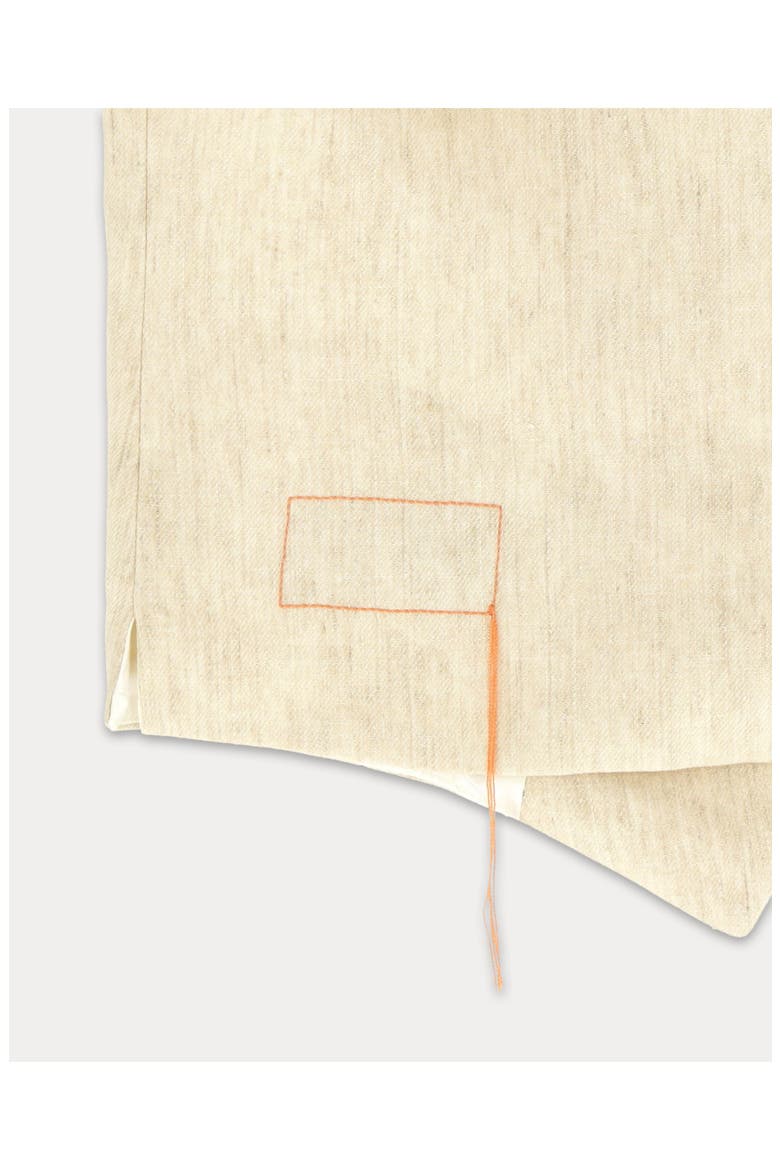 Demi Linen Vest, Alternate, color, Cream