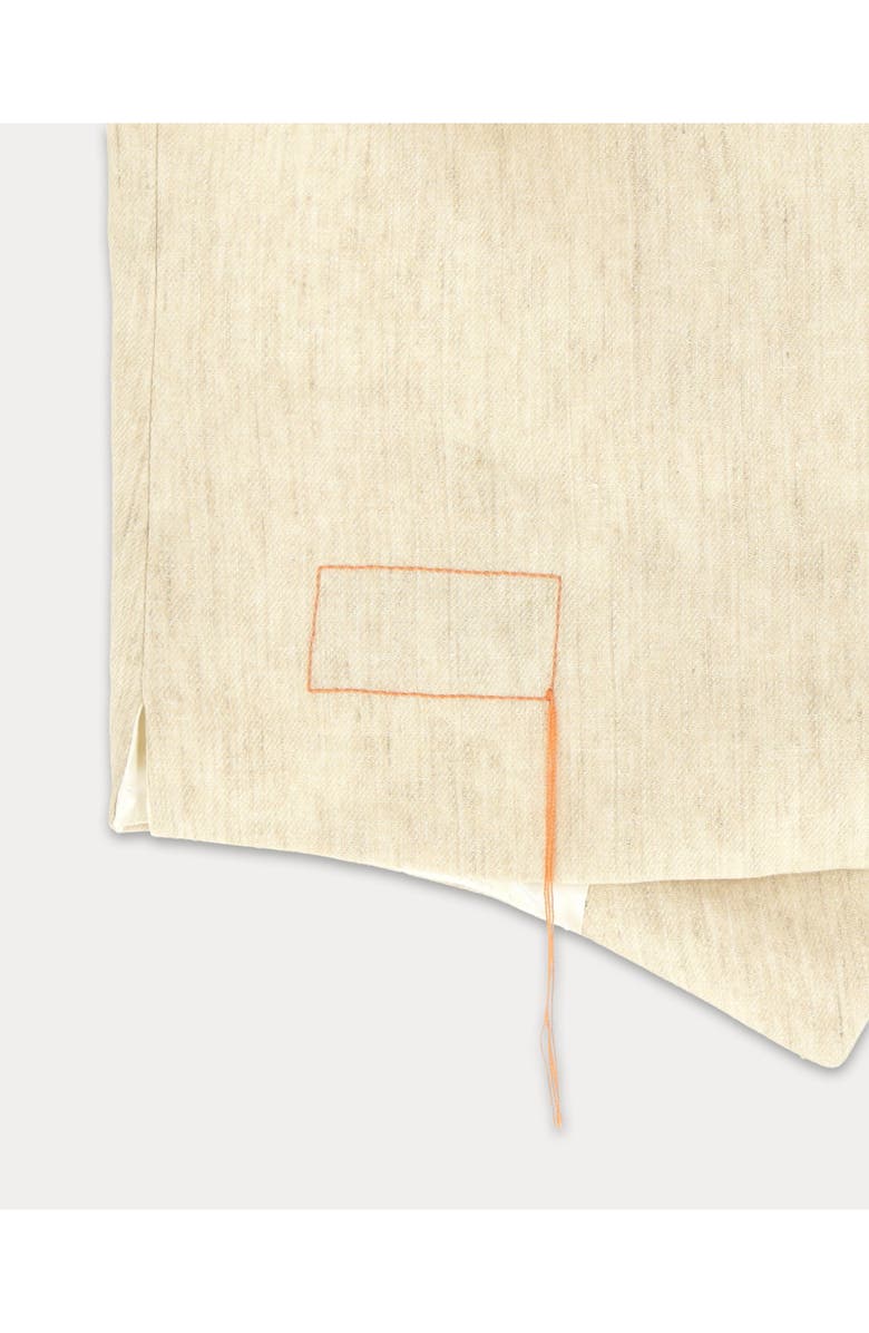 Fortela Demi Linen Vest, Alternate, color, Cream