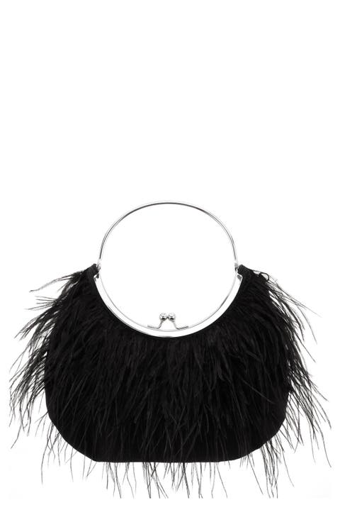 Splash Feather Handbag