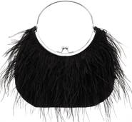 Nina Splash Feather Handbag