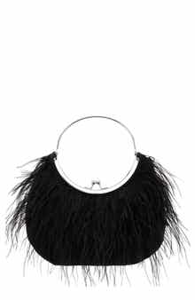 Nina Splash Feather Handbag