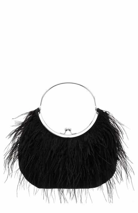 Nina Splash Feather Handbag