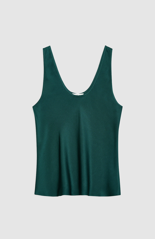 Anine Bing Lea Top In Green