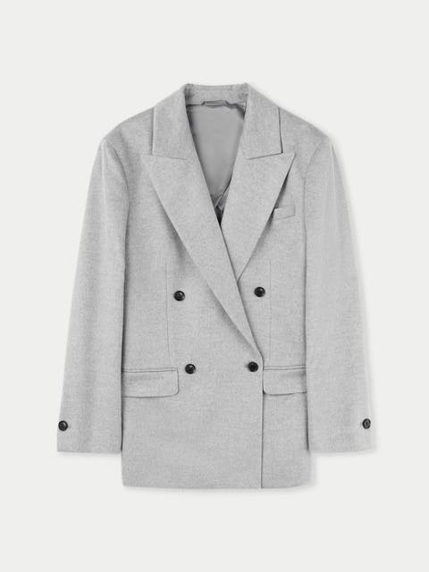 Double-breasted Cashmere Blazer