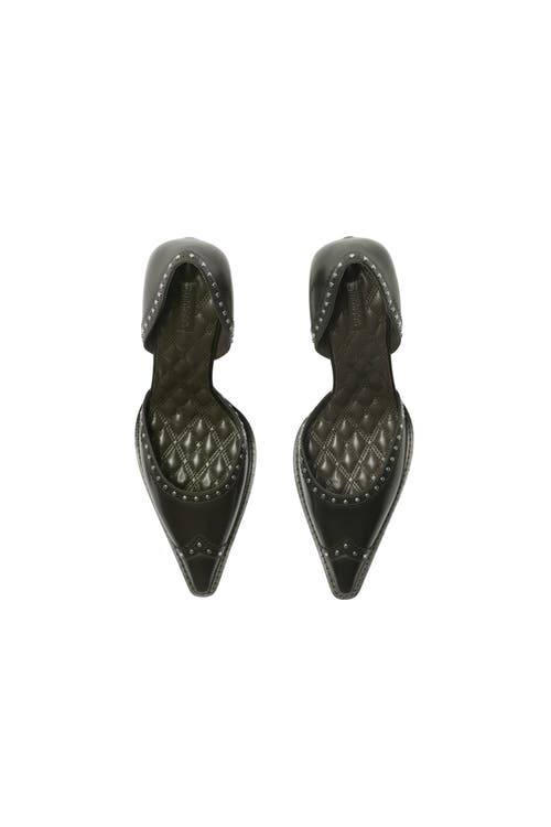 Burberry Bird Rivet High Heels In Shale
