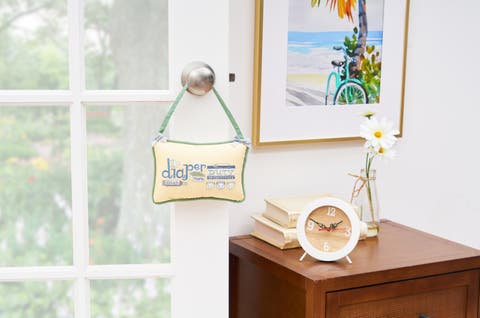 Diaper Duty Embroidered Mini Accent Pillow Decor