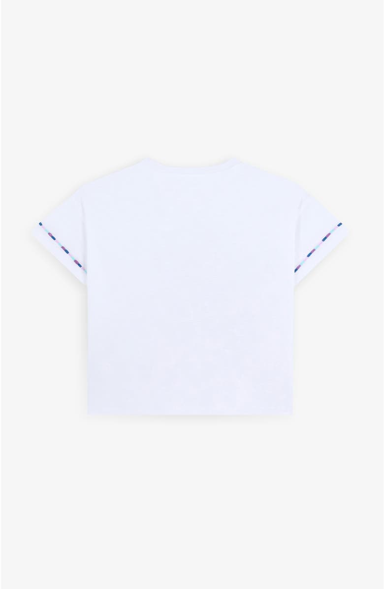 Scalpers Embskulltee Girls, Alternate, color, White