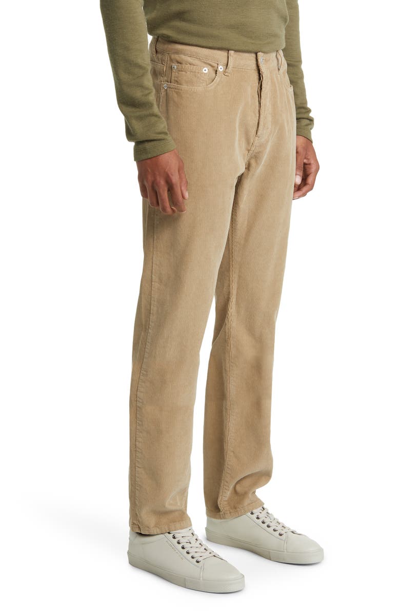 Officine Générale James Corduroy Five Pocket Pants, Alternate, color, Khaki