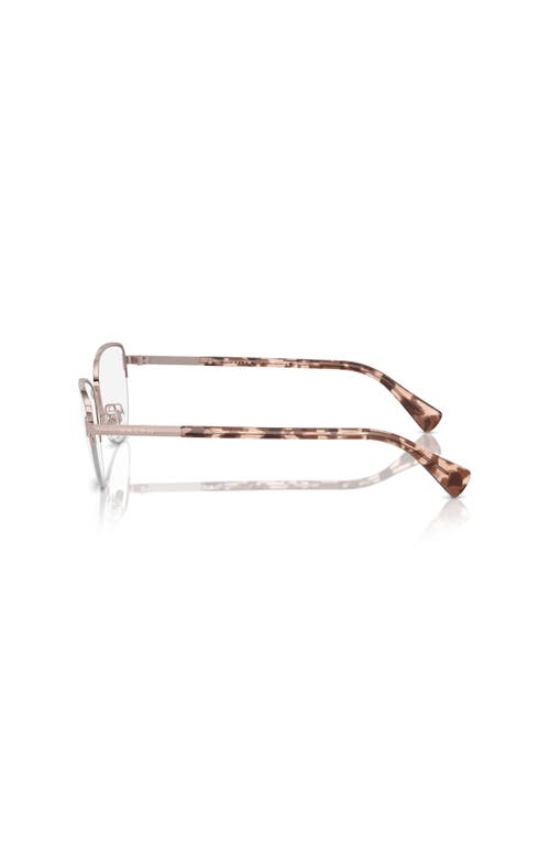 Ralph 56mm Cat Eye Optical Glasses In Gold