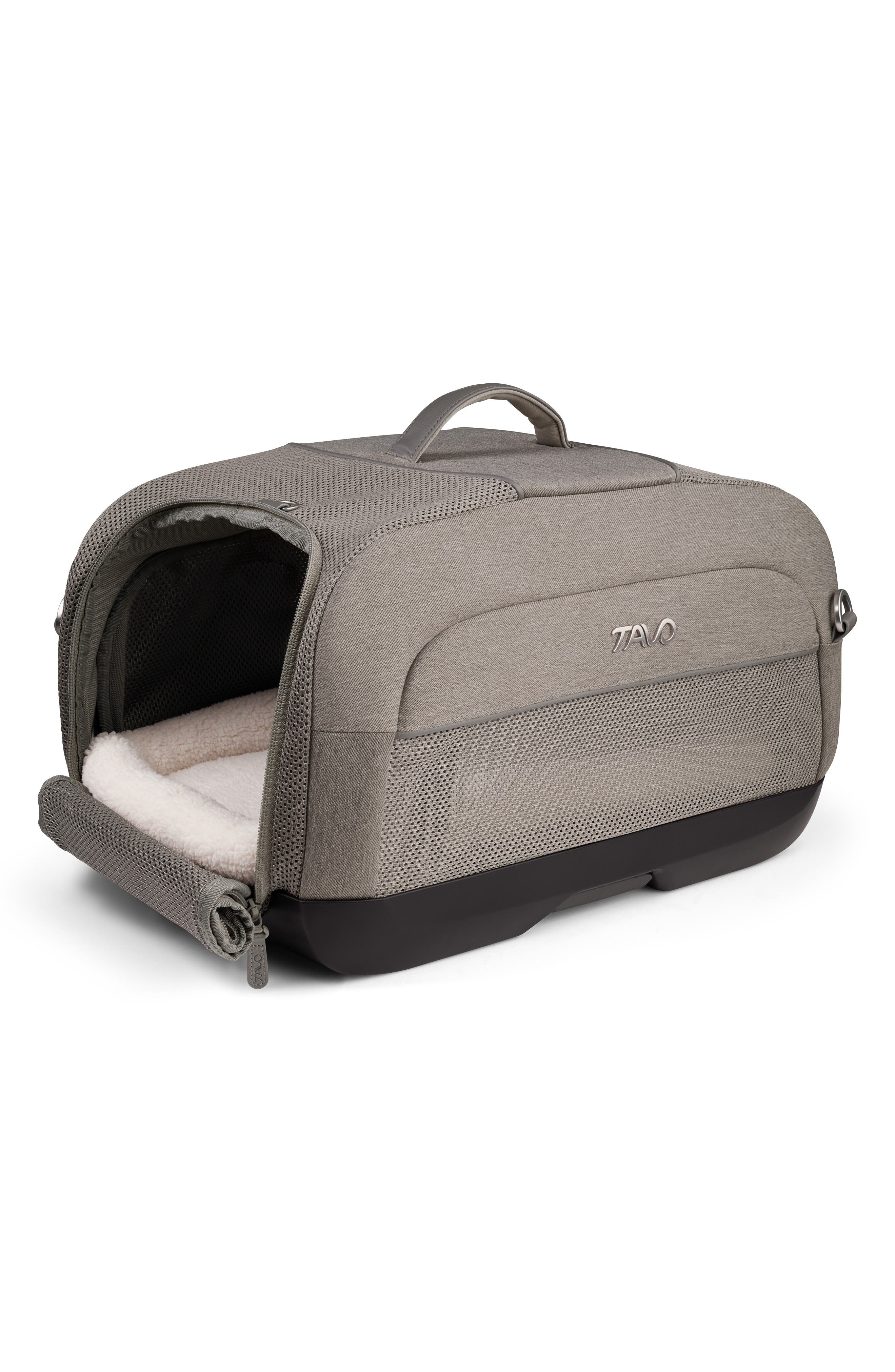 TAVO PETS Dupree I Airline Carry-on Pet Car Seat in Gray 