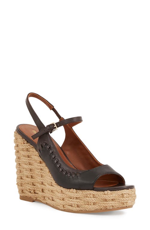 Reiss Camila Slingback Platform Sandal In Black