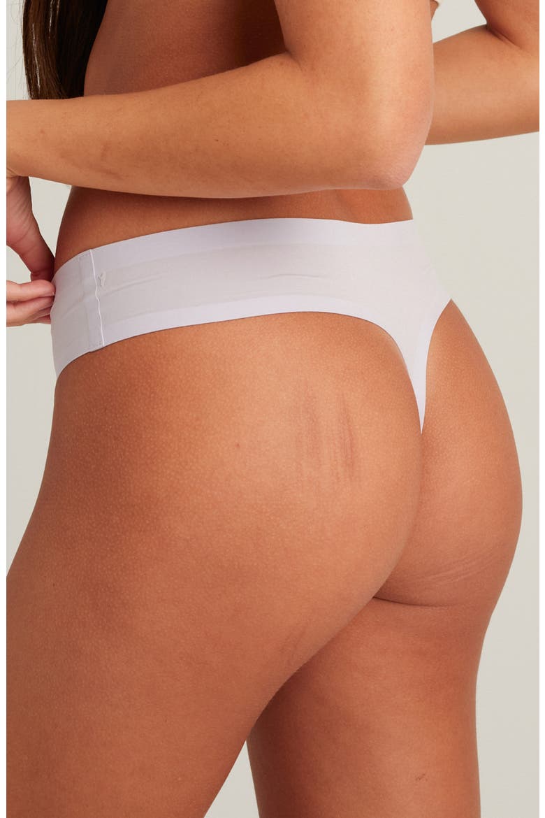 Period & Leakproof Seamless Light Absorbency Thong, Alternate, color, SOFT LAVENDER