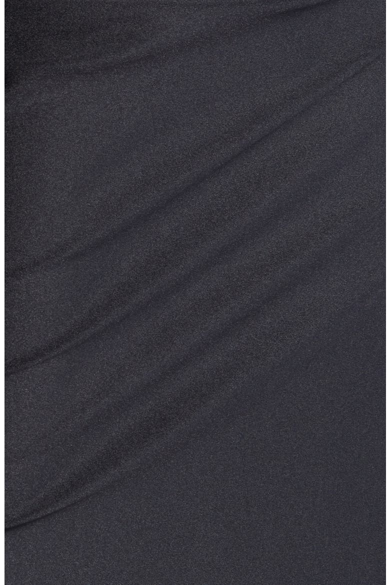 Asymmetric One-Shoulder Bodycon Dress, Alternate, color, BLACK