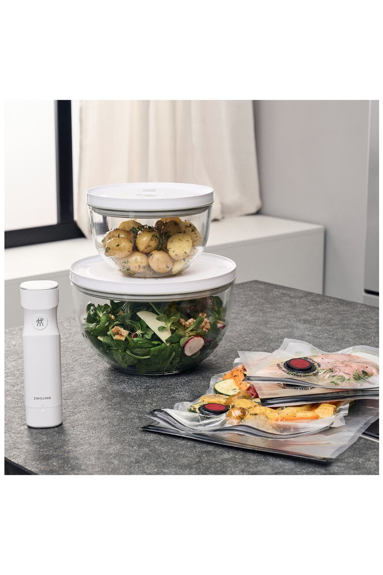 7-Piece Glass Fresh & Save Set, Alternate, color, CLEAR