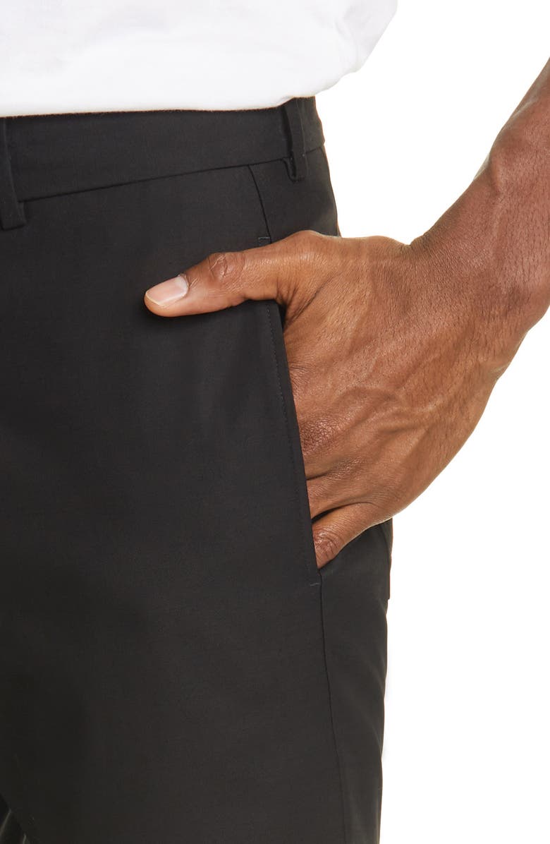 Marni Compact Cotton Twill Crop Trousers, Alternate, color, 