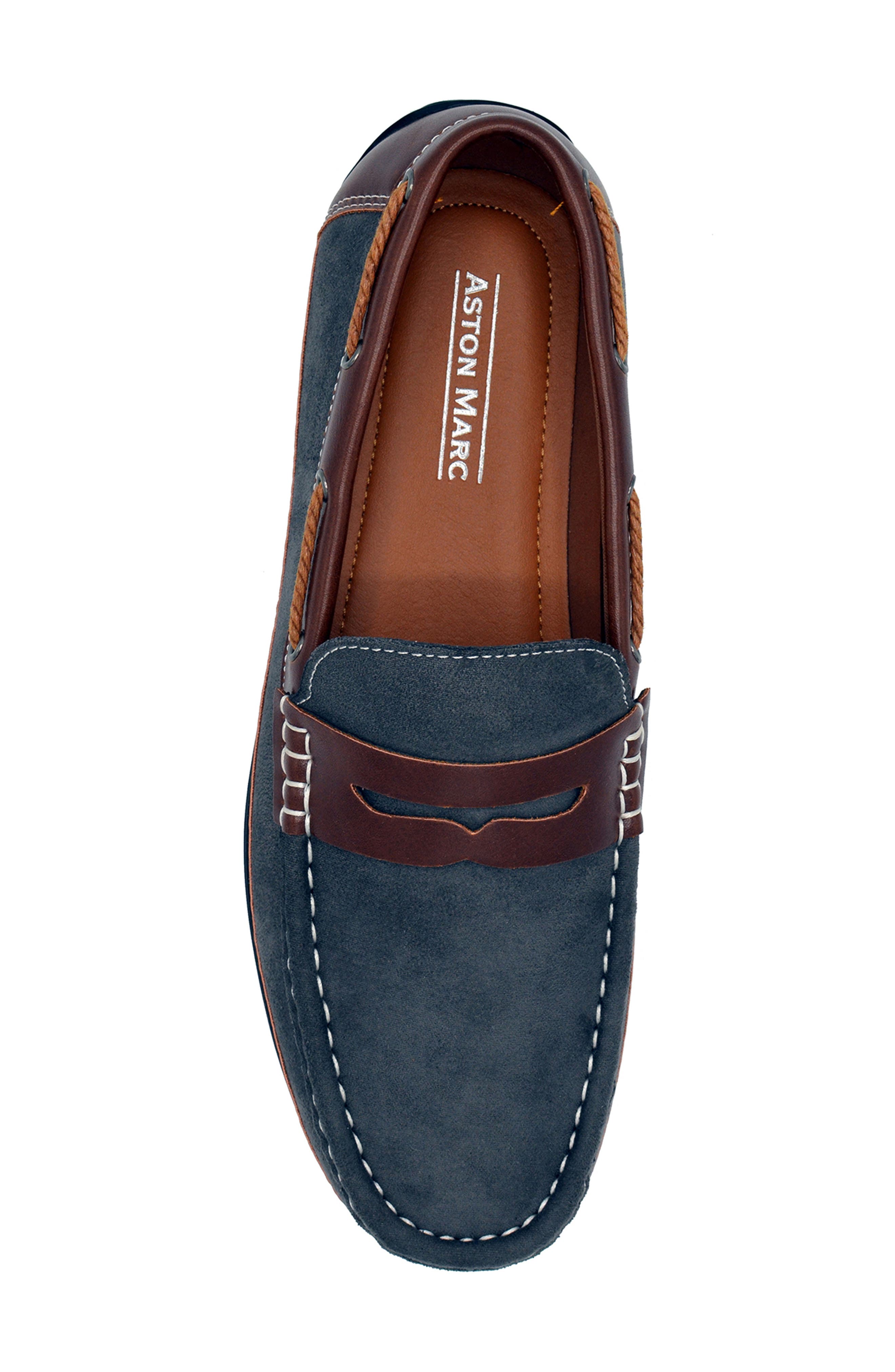 Two-Tone Penny Loafer, Alternate, color, GREY
