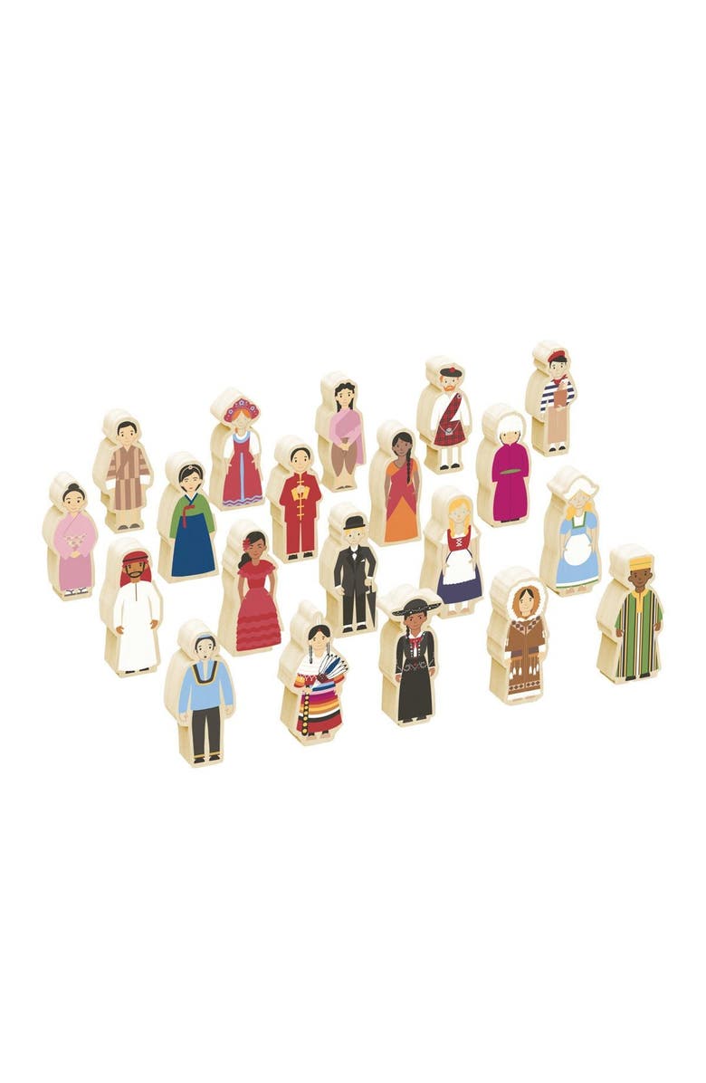 Kaplan Early Learning Company Friends Around the World - 20 Pieces, Main, color, Multicolored