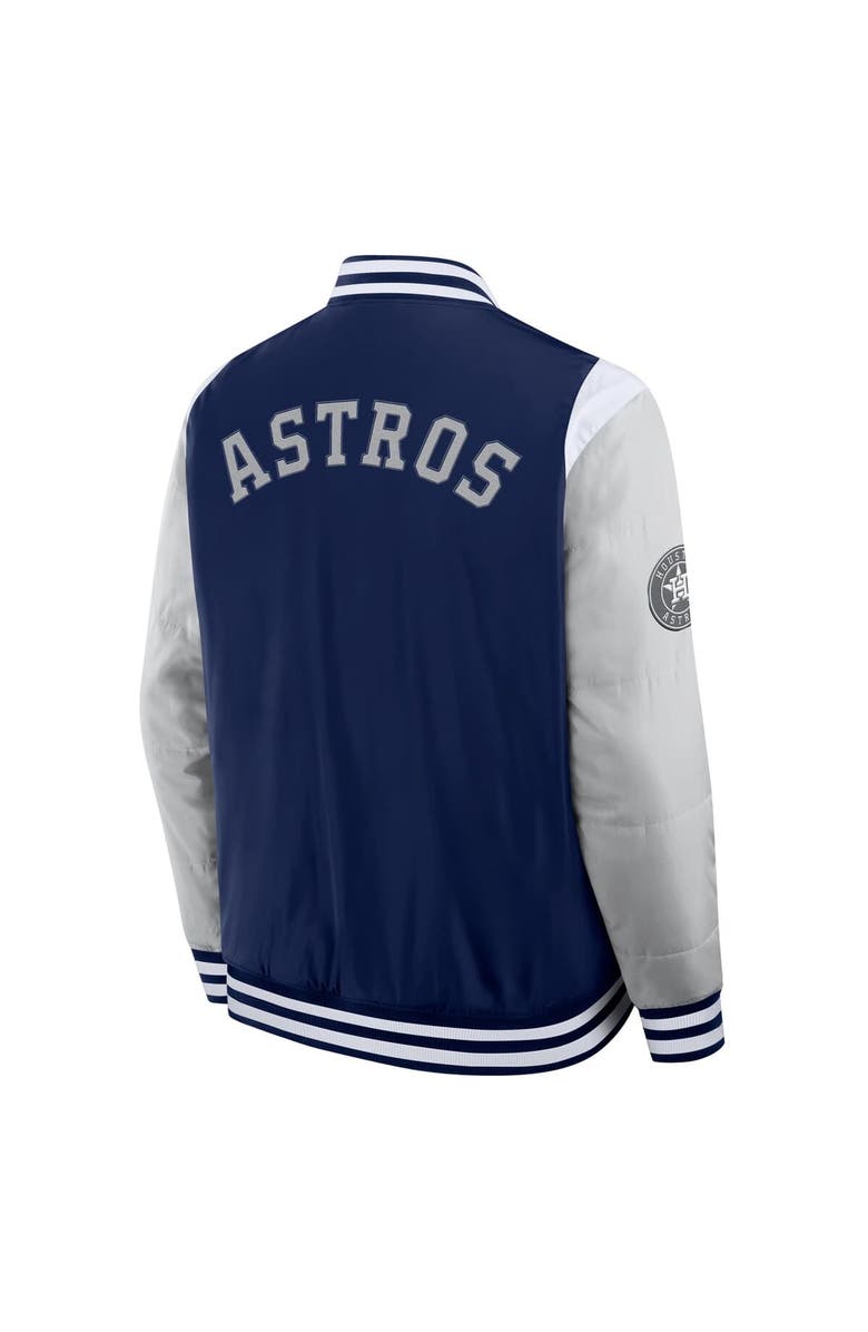 FANATICS Men's Fanatics  Navy Houston Astros Elements Elite Full-Snap Jacket, Alternate, color, Navy