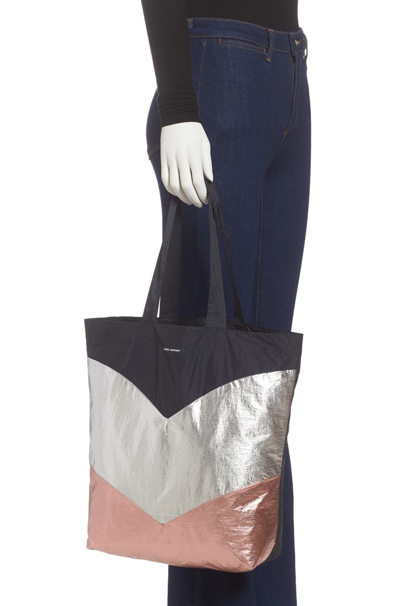 Isabel Marant Woom Packable Nylon Tote, Alternate, color,