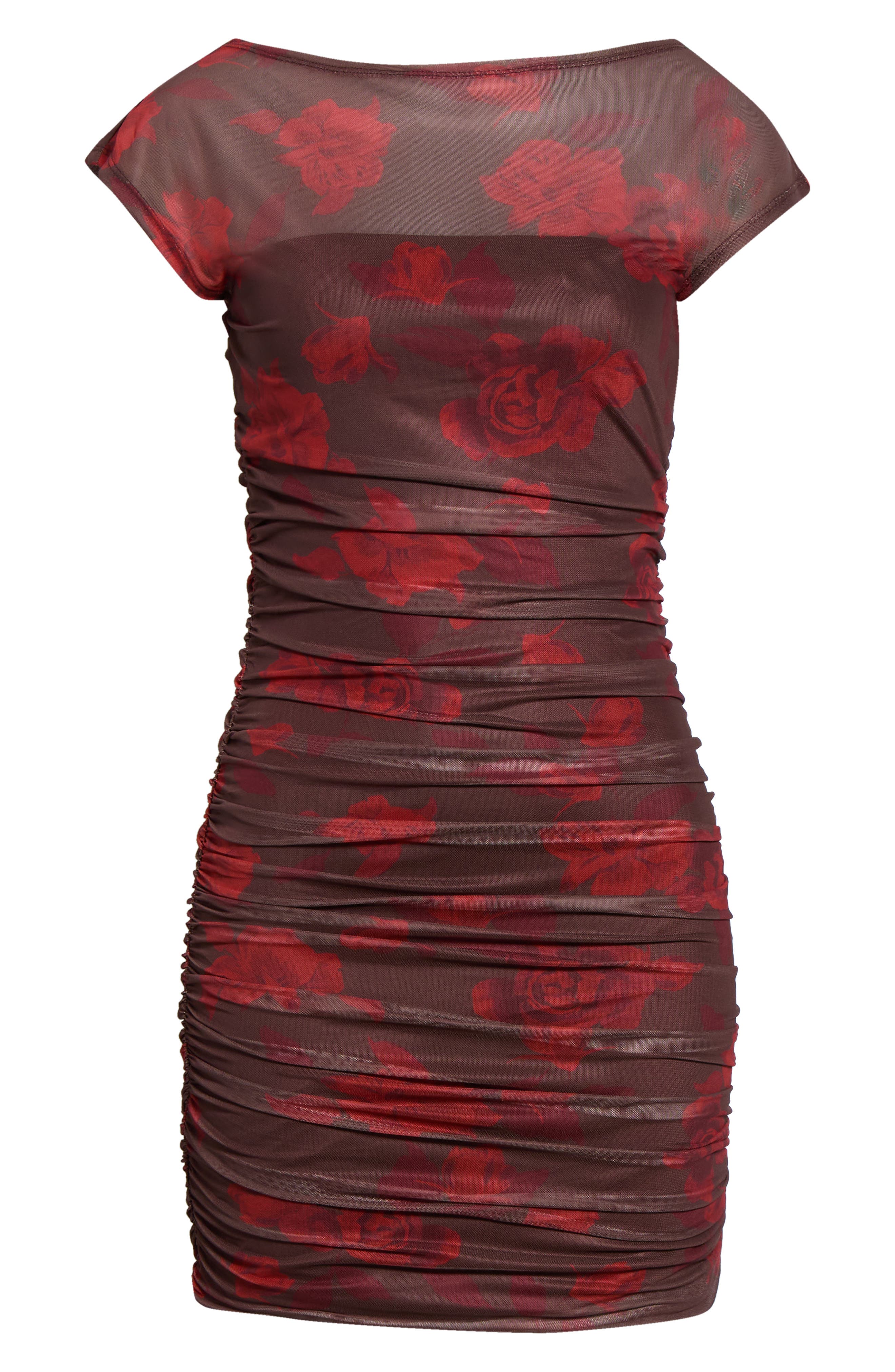 RED ROSED FLORAL