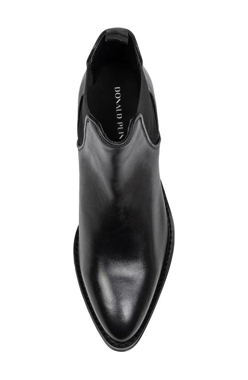 Donald Pliner Men Ashford Black Lizard Print Leather Boot In Black
