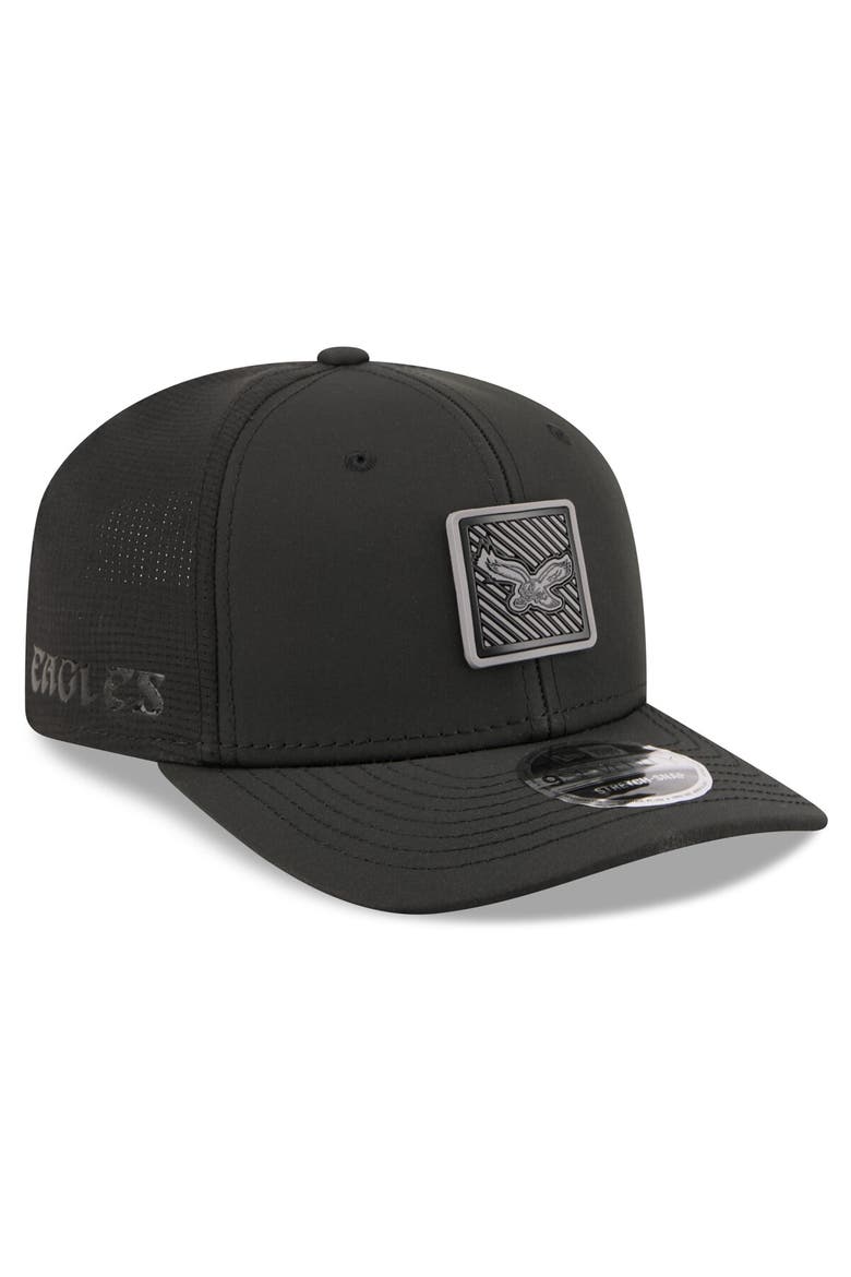 Men's New Era  Black Philadelphia Eagles 2026 NFL Training Camp 9SEVENTY Adjustable Hat, Main, color, Black