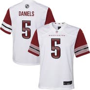 Nike Youth Nike Jayden Daniels White Washington Commanders Game Jersey