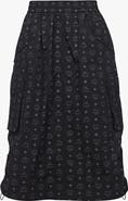 MCM Monogram Midi Skirt in Recycled Nylon