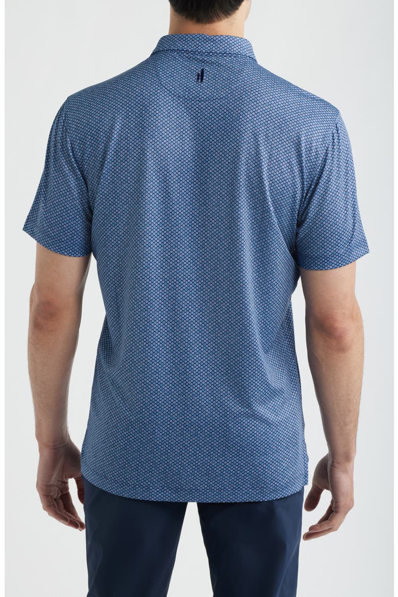 Pip Floral Performance Jersey Polo, Alternate, color, NAVY