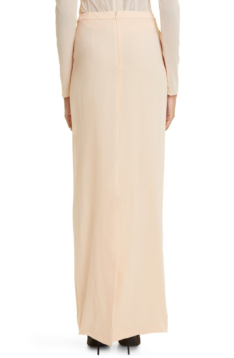 Dolce&Gabbana Silk Stretch Georgette Skirt, Alternate, color, 