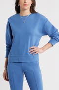 Caslon® Stripe Pullover Sweatshirt