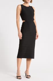BCBG Sleeveless Cutout Dress