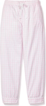Petite Plume Gingham Cotton Pajama Pants