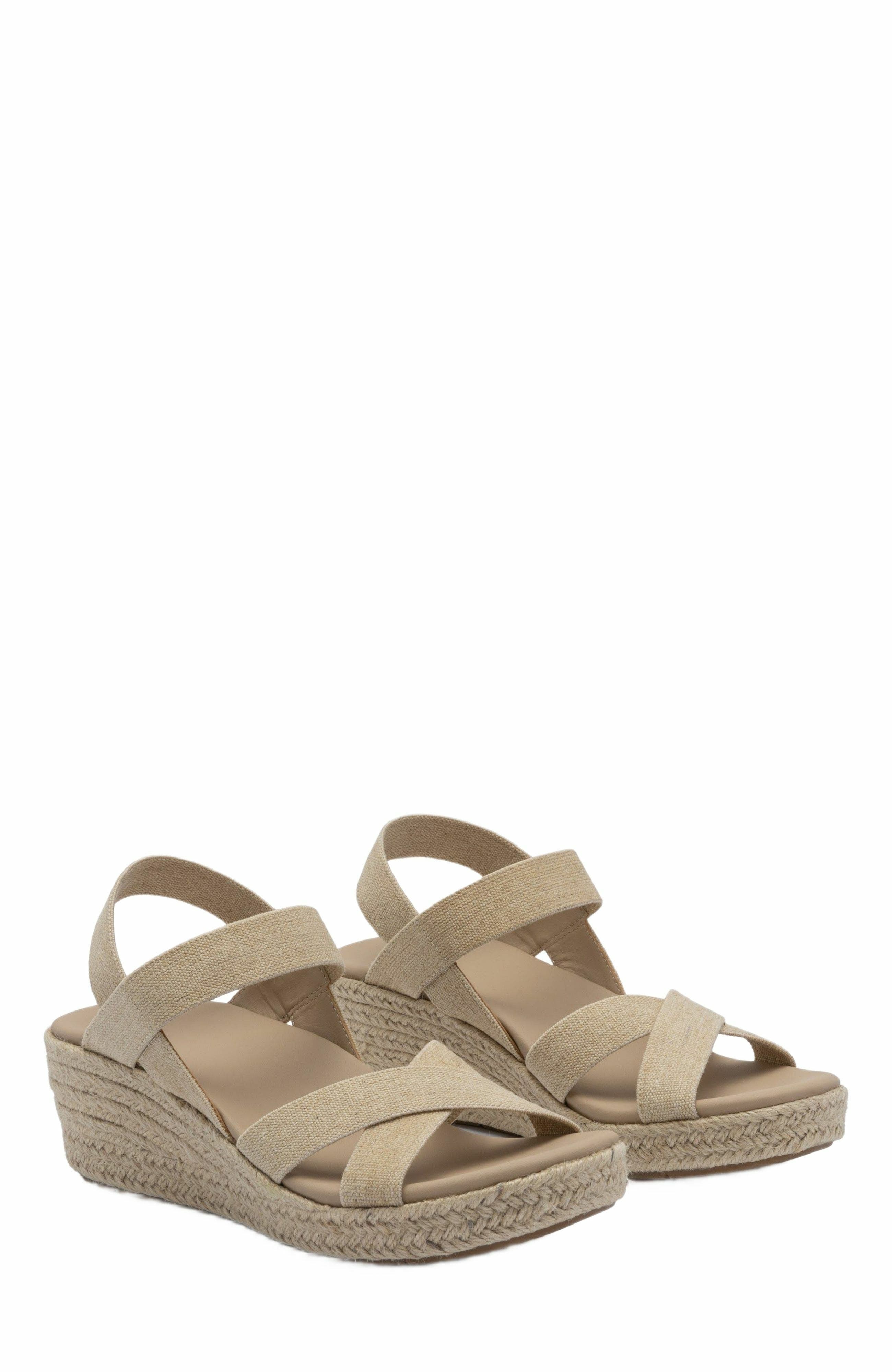 ABEO Riviera Stretch Sandal, Alternate, color, Linen - Regular