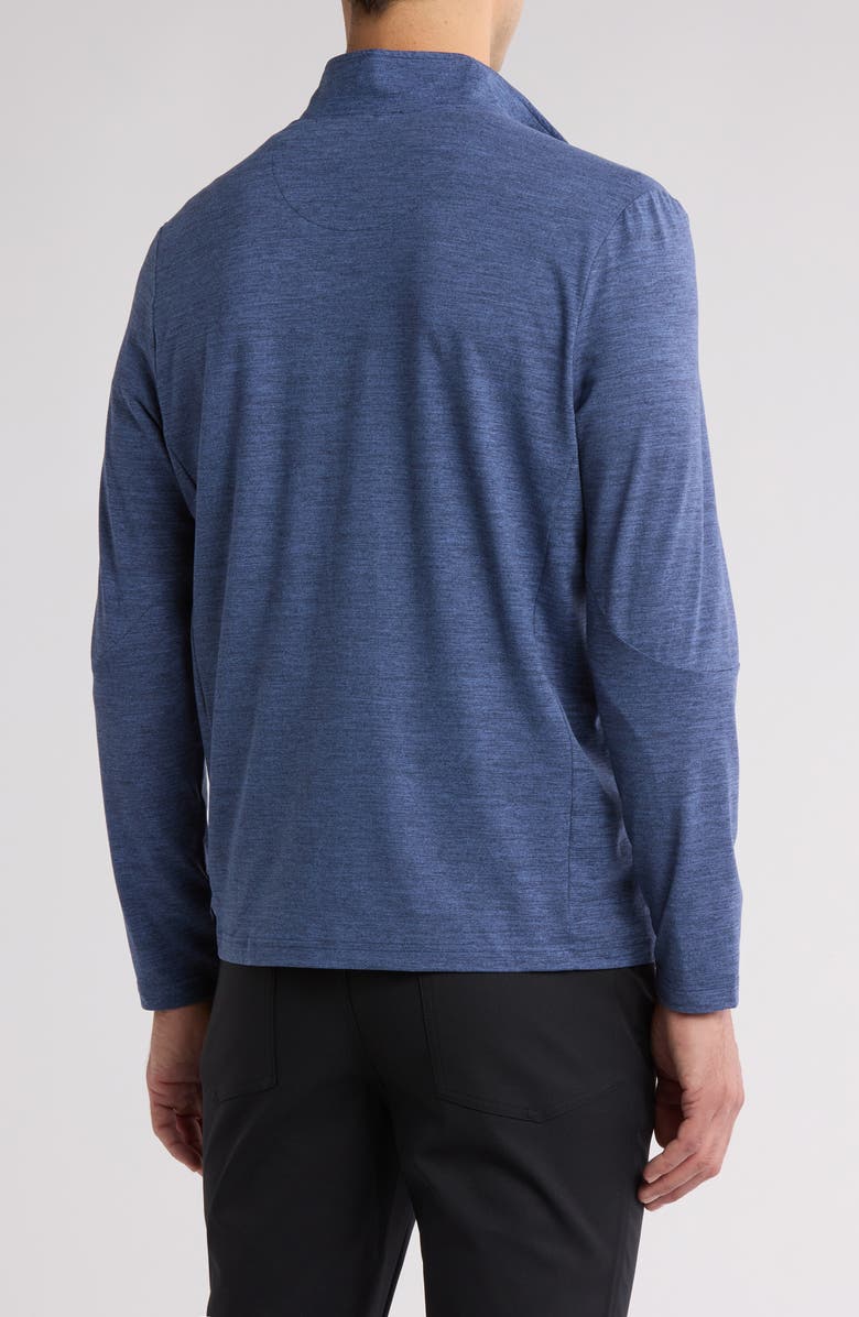 Callaway Golf<sup>®</sup> Lux Touch 1/4 Zip Long Sleeve Pullover, Alternate, color, Peacoat Heather