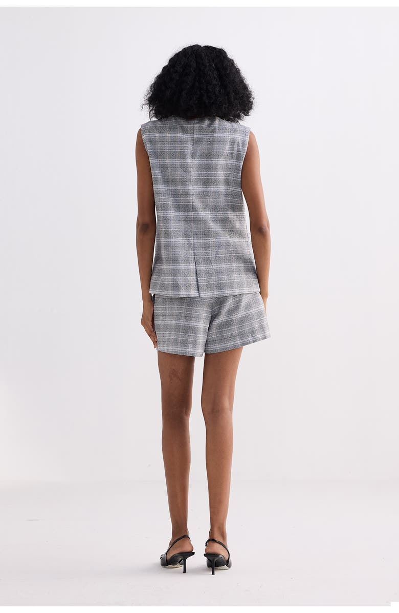 Reistor Cotton Tweed Shorts, Alternate, color, Steel Breeze