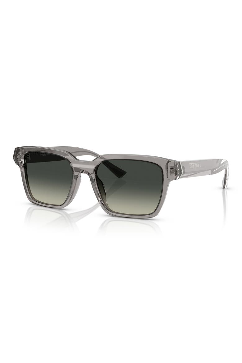 55mm Gradient Square Sunglasses, Alternate, color, GREY / GRADIENT GREY