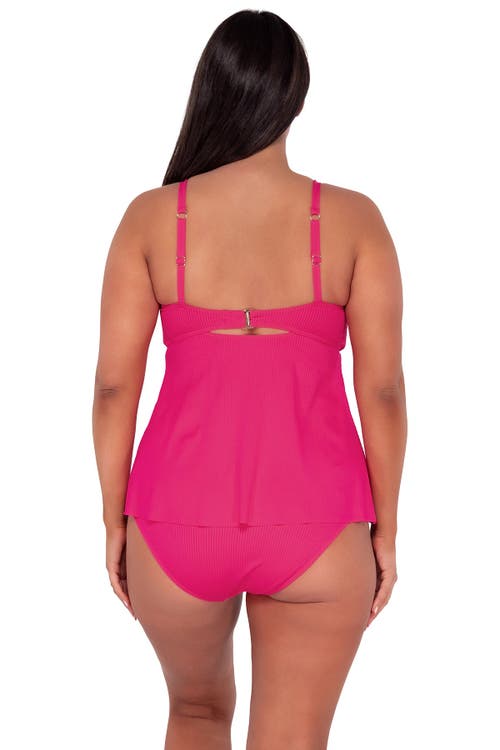 Sunsets Escape Tori Tankini In Begonia Sandbar Rib