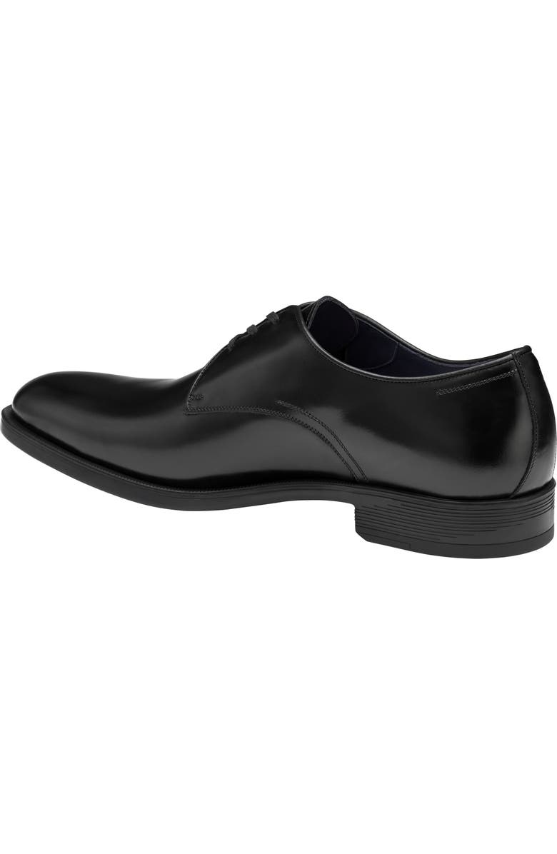 Johnston & Murphy Flynch Plain Toe Derby, Alternate, color, Black Italian Calfskin