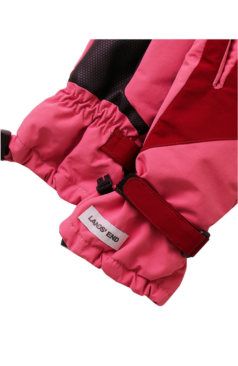 Lands
 End Kids Squall Gloves, Alternate, color, Raspberry/Dark Magenta