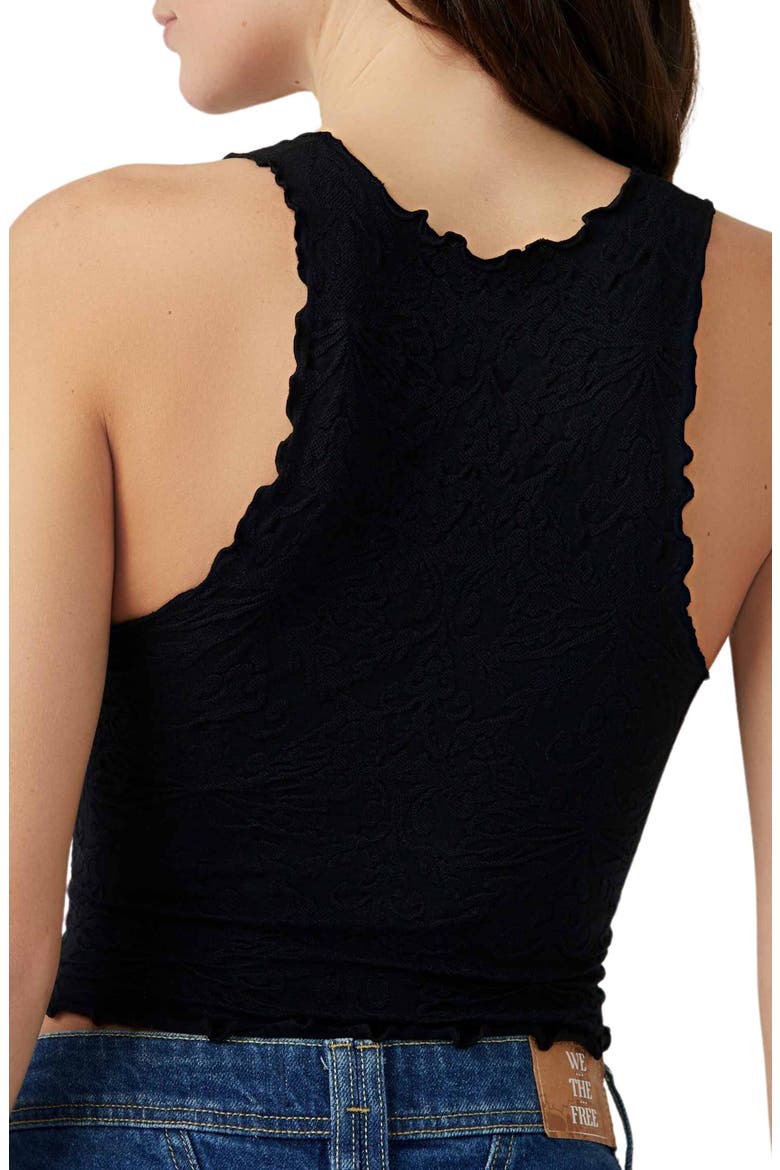 Intimately FP Here for You Racerback Crop Tank, Alternate, color, BLACK