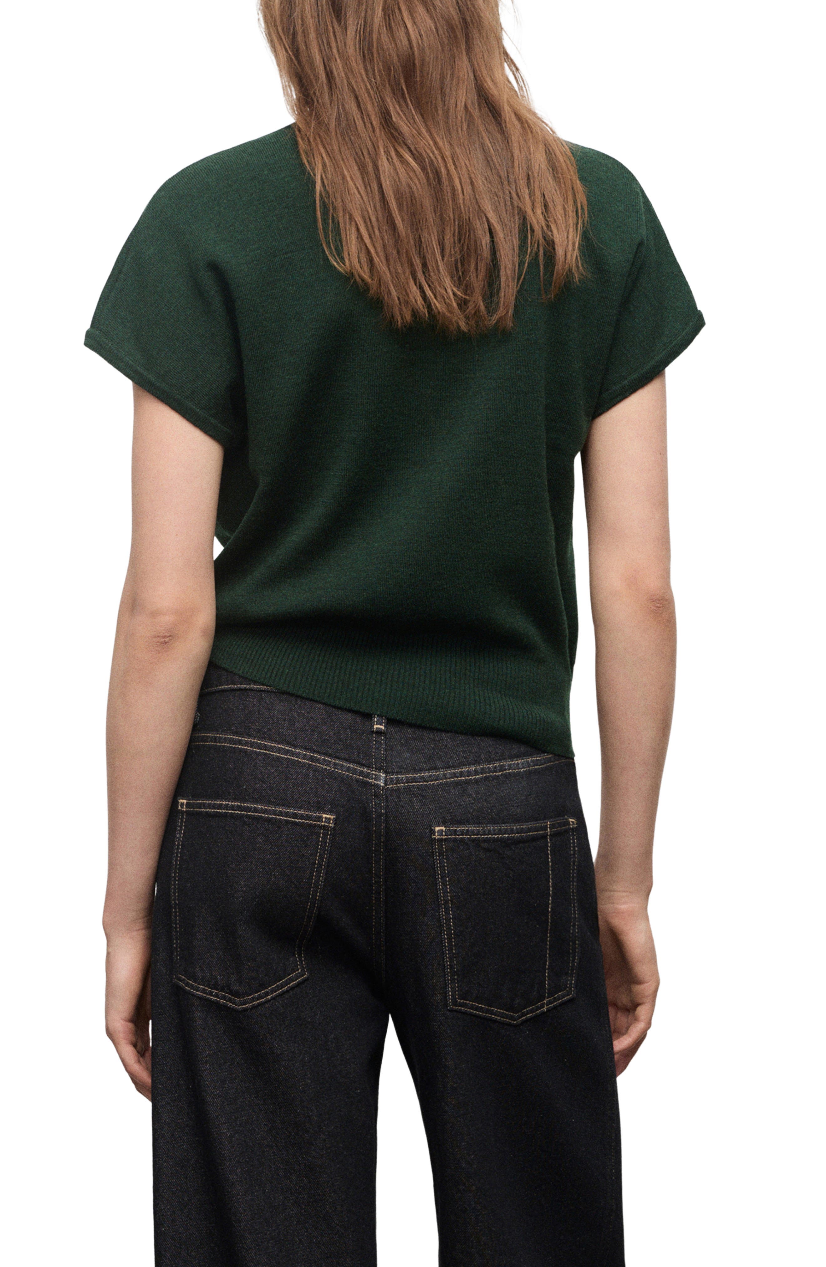 Drape Crop Sweater - image 2