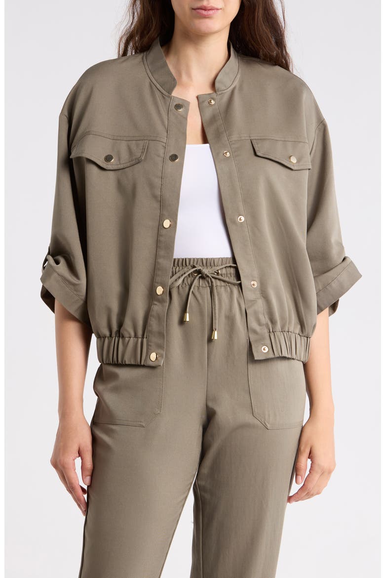 Utility Bomber Jacket, Main, color, LT OLIVE