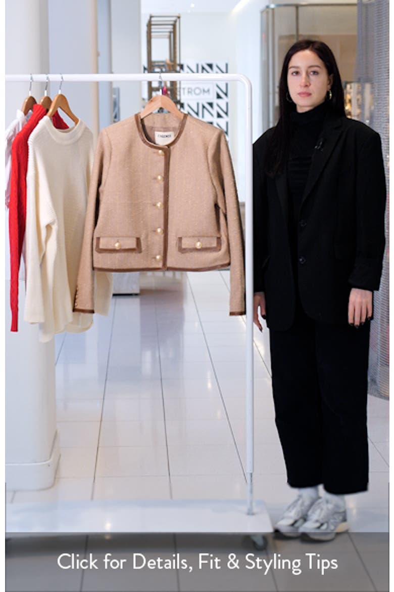 Zaya Faux Leather Trim Jacket video