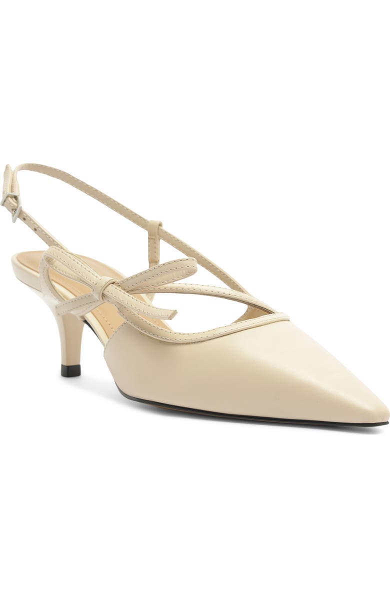 Arezzo Tessa Pointed Toe Slingback Pump, Main, color, Panacota