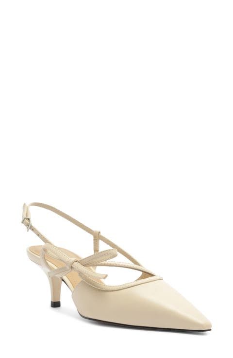 Tessa Pointed Toe Slingback Pump (Women)