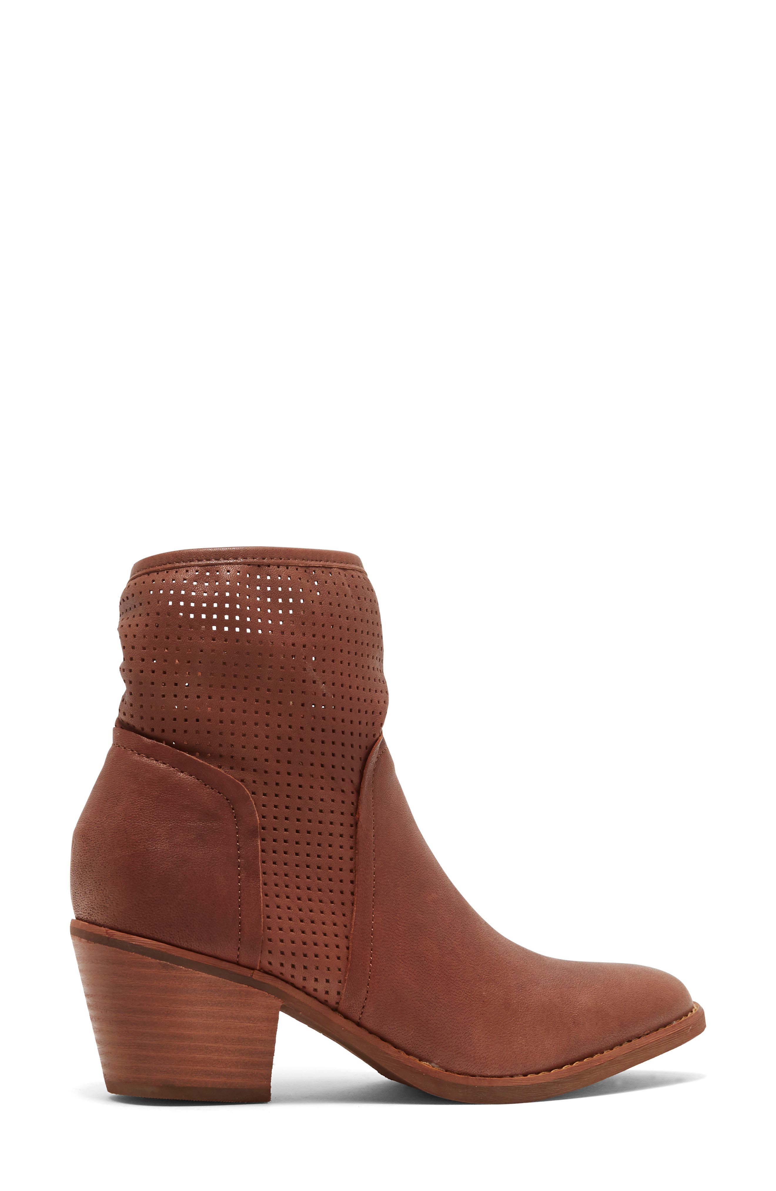 Söfft Abeena Perforated Boot, Alternate, color, Brown