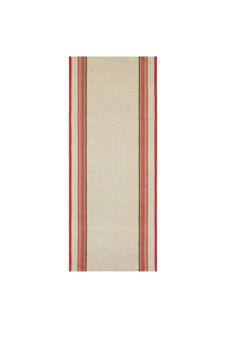 Antibes Runner, Alternate, color, Natural, Sherbert 20" x 72"
