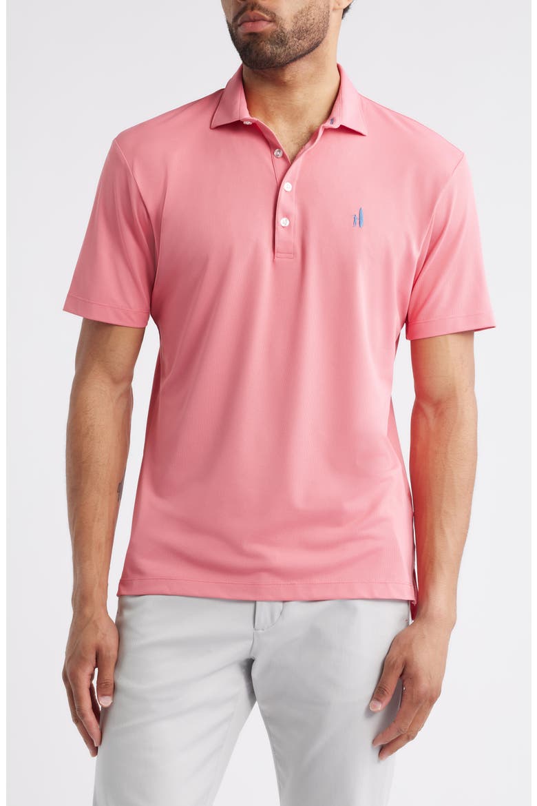 Stevie Performance Polo, Main, color, AZALEA